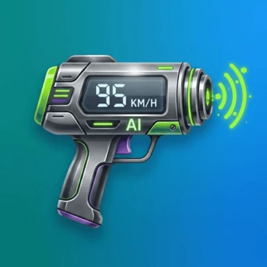 Speed Gun : AI Speed Detector app icon